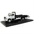 Металлический грузовик Flat Bed Tow Truck Durastar 24 International, белый  - миниатюра №1